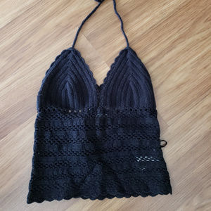 Crochet halter top